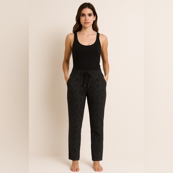 Flog Black Patterned Pants - Picture 2 of 5